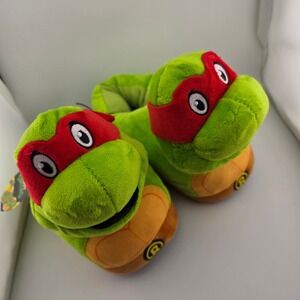 Teenage Mutant Ninja Turtles Raphael Plush‎ Slippers Kids Cosplay